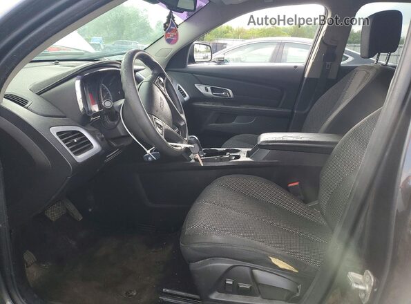 2GKALMEK1H6348524 2017 GMC TERRAIN Charcoal Вид салону спереду