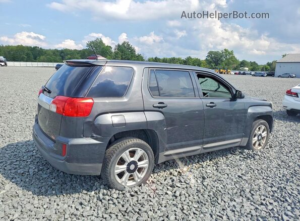 2GKALMEK1H6348524 2017 GMC TERRAIN Charcoal Задня права чверть