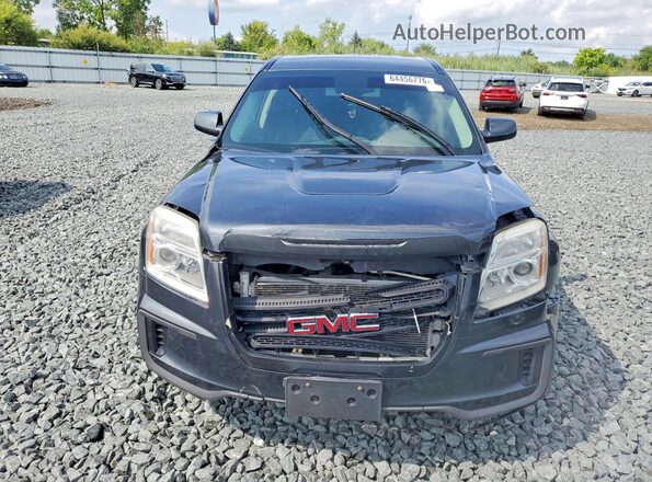 2GKALMEK1H6348524 2017 GMC TERRAIN Charcoal Вид спереду