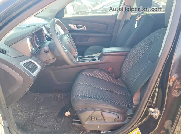 2GKALMEK2G6299946 2016 GMC TERRAIN Black Вид салону спереду