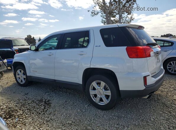 2GKALMEK4G6211673 2016 GMC TERRAIN White Trasero izquierdo