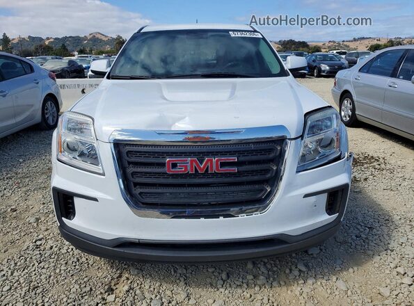 2GKALMEK4G6211673 2016 GMC TERRAIN White Vista frontal