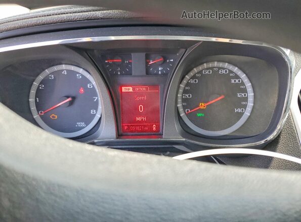 2GKALMEK4G6211673 2016 GMC TERRAIN White Vista del cuadro de instrumentos