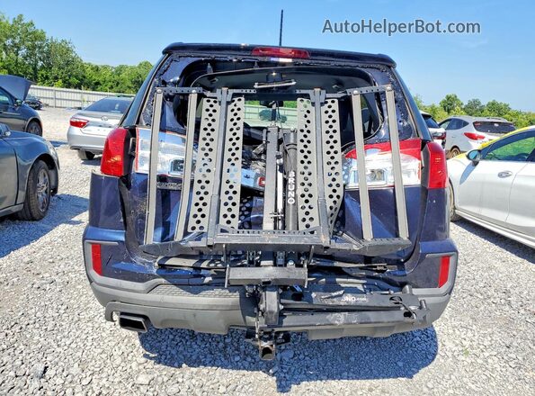 2GKALMEK6H6128103 2017 GMC TERRAIN Blue Հետևի տեսք