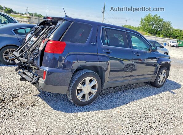 2GKALMEK6H6128103 2017 GMC TERRAIN Blue Հետևի աջ