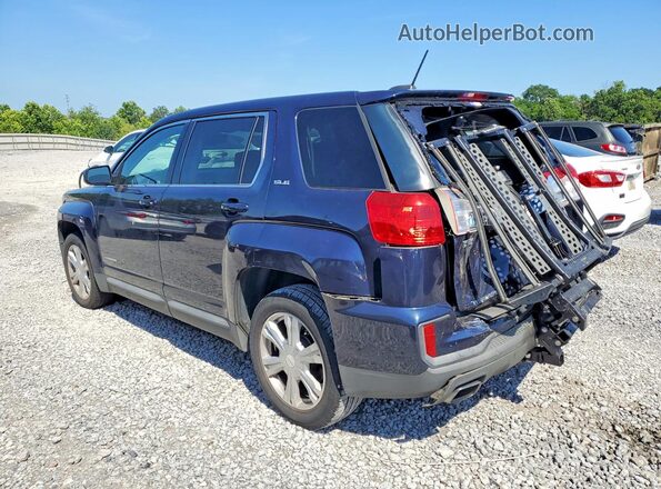 2GKALMEK6H6128103 2017 GMC TERRAIN Blue Հետևի ձախ