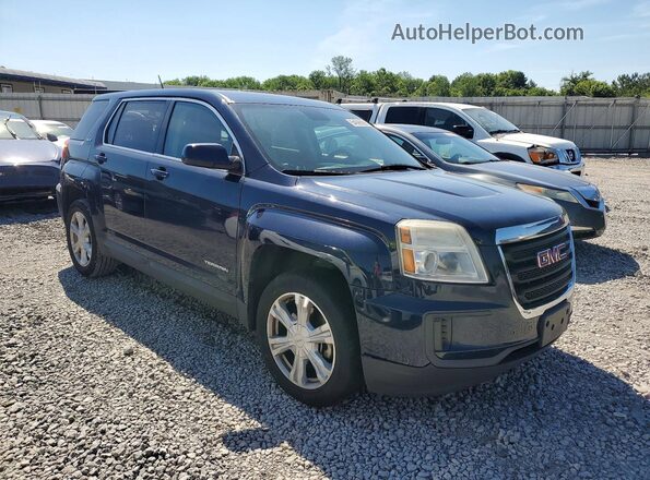 2GKALMEK6H6128103 2017 GMC TERRAIN Blue Առջևի աջ