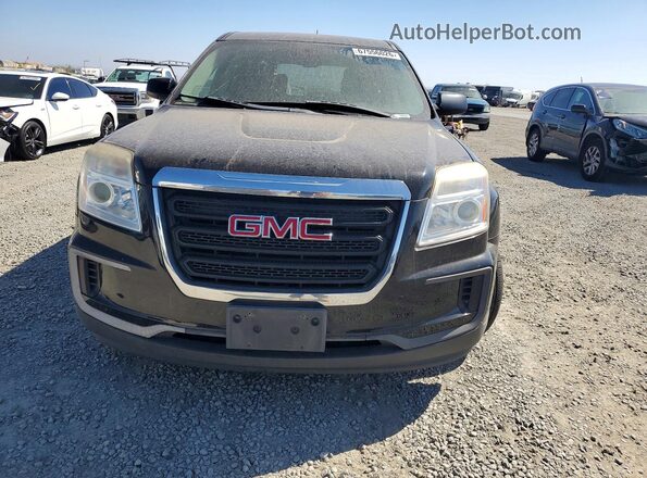 2GKALMEK6H6135813 2017 GMC TERRAIN Black წინა ხედი