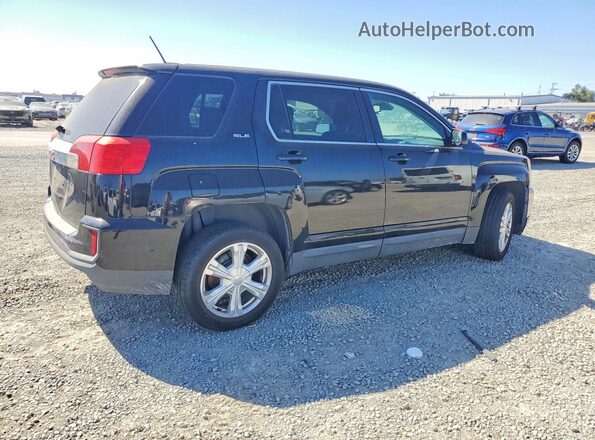 2GKALMEK6H6135813 2017 GMC TERRAIN Black უკანა მარჯვენა