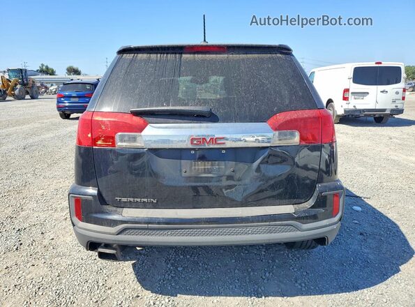 2GKALMEK6H6135813 2017 GMC TERRAIN Black უკანა ხედი