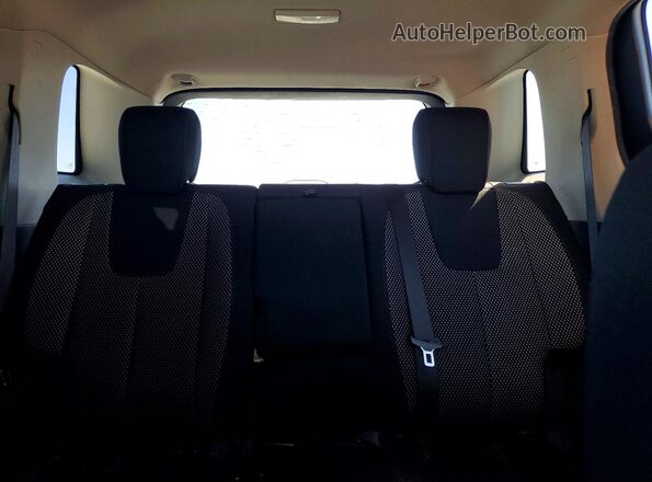 2GKALMEK6H6135813 2017 GMC TERRAIN Black უკანა სავარძლების ხედი