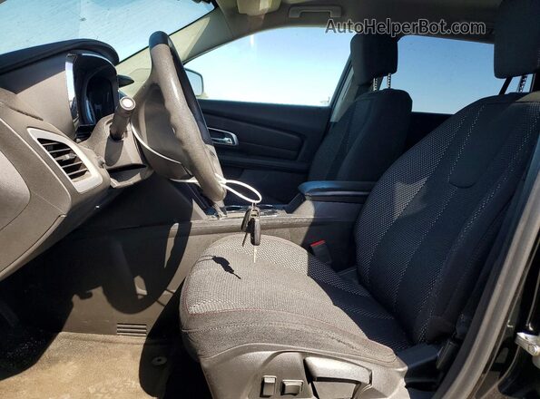 2GKALMEK6H6135813 2017 GMC TERRAIN Black წინა სალონის ხედი