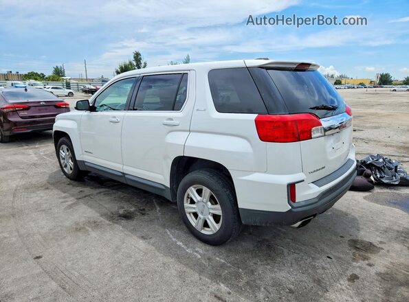 2GKALMEK7G6175834 2016 GMC TERRAIN White Задня ліва чверть