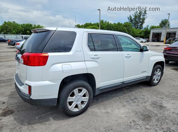 2GKALMEK7G6175834 2016 GMC TERRAIN White Задня права чверть