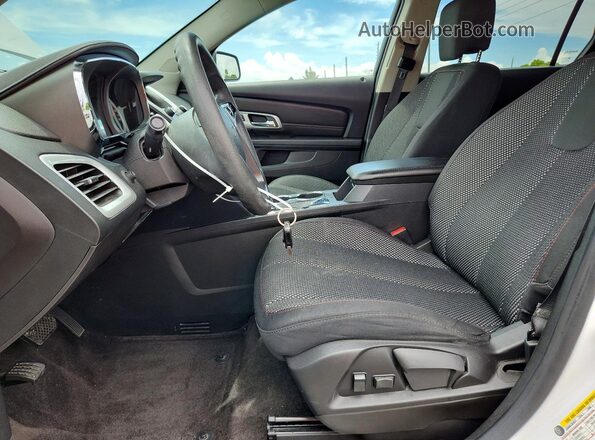 2GKALMEK7G6175834 2016 GMC TERRAIN White Вид салону спереду