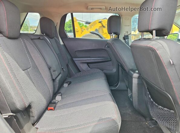 2GKALMEK7G6175834 2016 GMC TERRAIN White Вид задніх сидінь
