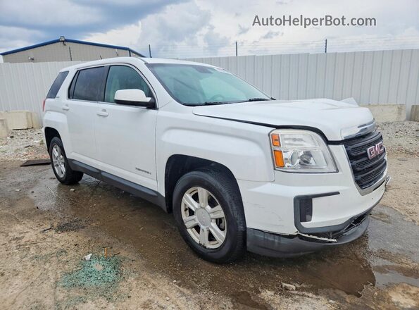 2GKALMEK7G6206516 2016 GMC TERRAIN White Przód prawy