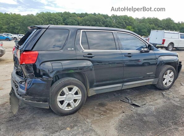 2GKALMEK7G6337042 2016 GMC TERRAIN Black უკანა მარჯვენა