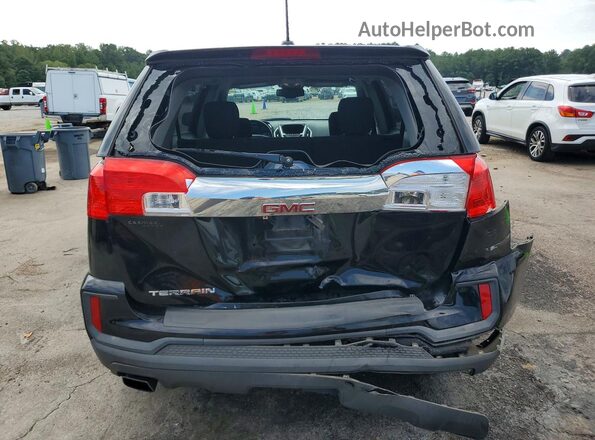 2GKALMEK7G6337042 2016 GMC TERRAIN Black უკანა ხედი