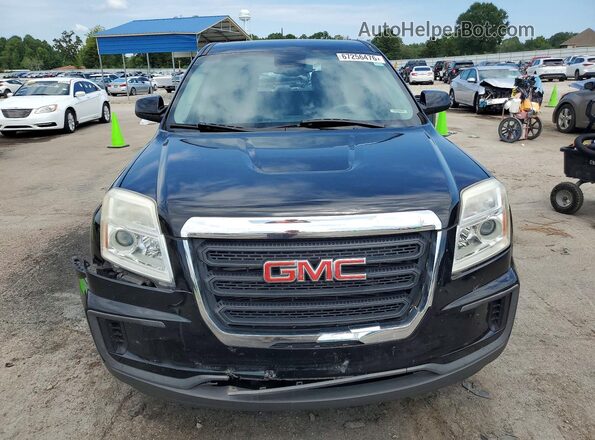 2GKALMEK7G6337042 2016 GMC TERRAIN Black წინა ხედი