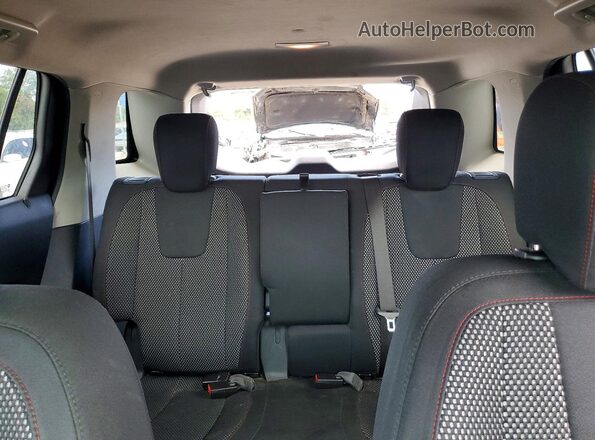 2GKALMEK7G6337042 2016 GMC TERRAIN Black უკანა სავარძლების ხედი