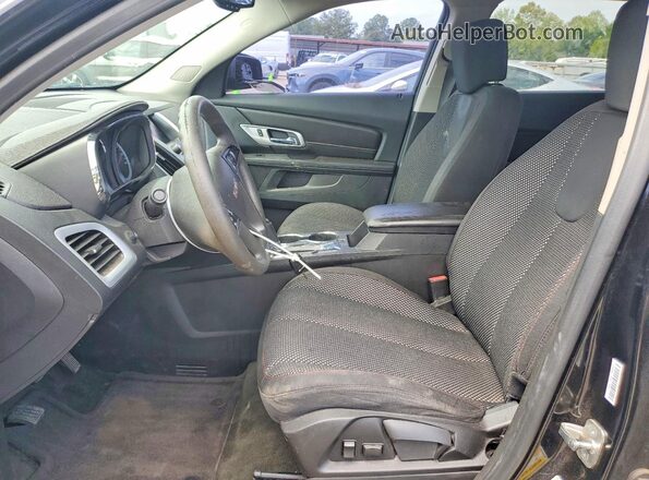 2GKALMEK7G6337042 2016 GMC TERRAIN Black წინა სალონის ხედი