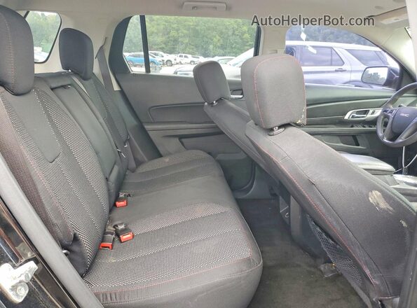 2GKALMEK7G6337042 2016 GMC TERRAIN Black უკანა სალონის ხედი