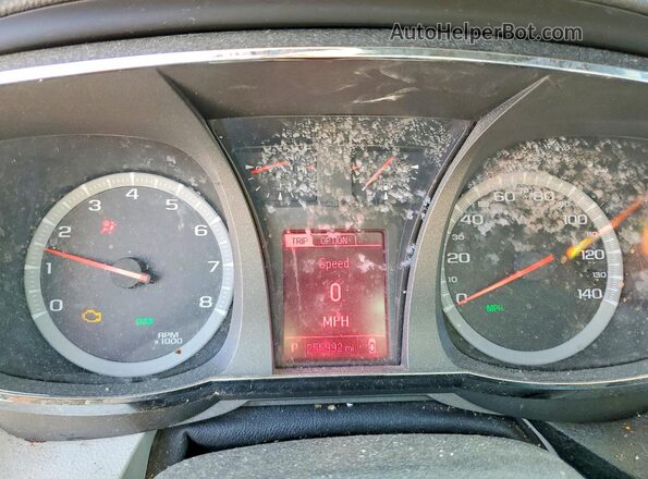 2GKALMEK7G6348090 2016 GMC TERRAIN Gray Widok zestawu wskaźników