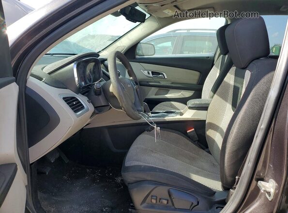 2GKALMEK7G6348090 2016 GMC TERRAIN Gray Widok wnętrza z przodu