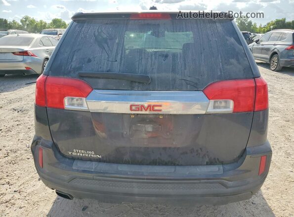 2GKALMEK7G6348090 2016 GMC TERRAIN Gray Widok z tyłu