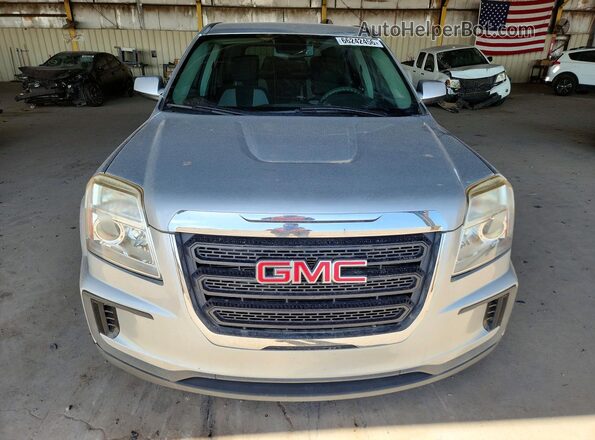 2GKALMEK9G6199827 2016 GMC TERRAIN Silver Vista frontal