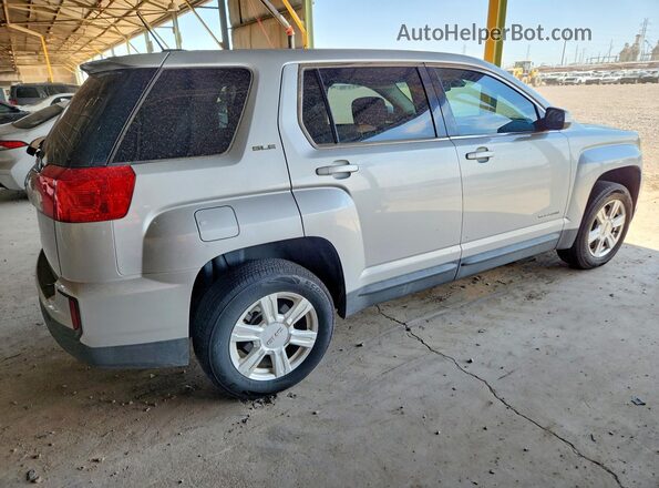 2GKALMEK9G6199827 2016 GMC TERRAIN Silver Trasero derecho