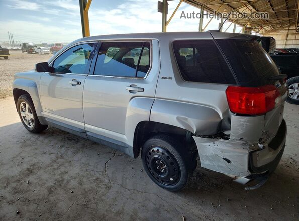 2GKALMEK9G6199827 2016 GMC TERRAIN Silver Trasero izquierdo