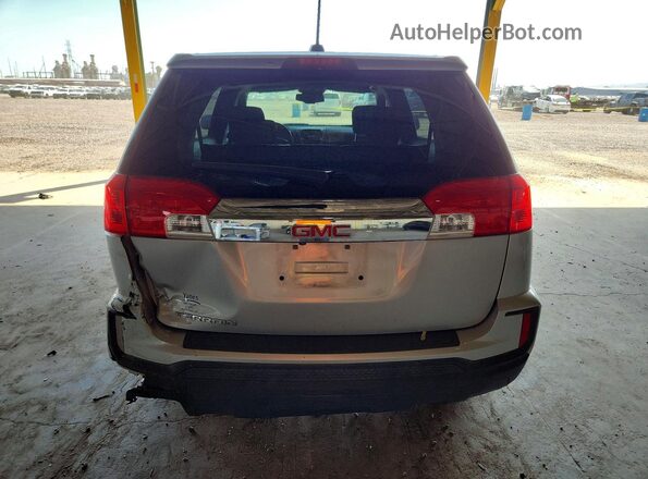 2GKALMEK9G6199827 2016 GMC TERRAIN Silver Vista trasera