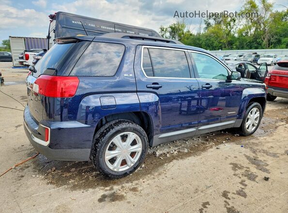 2GKALNEK5H6312003 2017 GMC TERRAIN Синий Задняя правая четверть