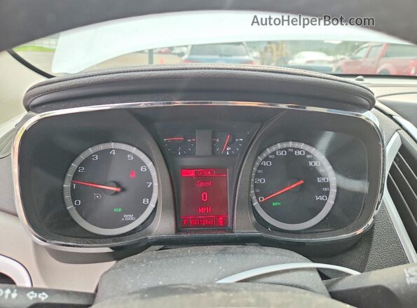 2GKALPEK0G6232554 2016 GMC TERRAIN White Vista del cuadro de instrumentos