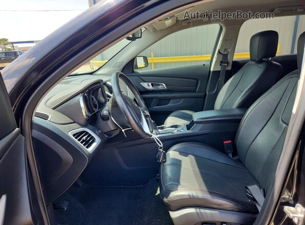 2GKALPEK4H6105422 2017 GMC TERRAIN Black წინა სალონის ხედი