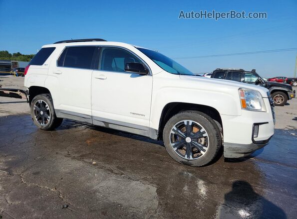 2GKALPEK4H6141885 2017 GMC TERRAIN White Delantero derecho