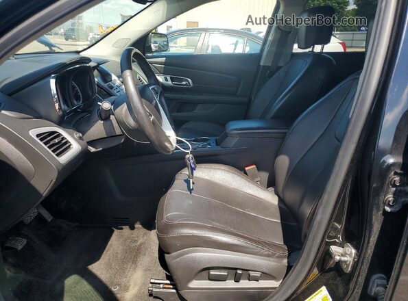 2GKALPEK8H6279381 2017 GMC TERRAIN Черный Вид салона спереди