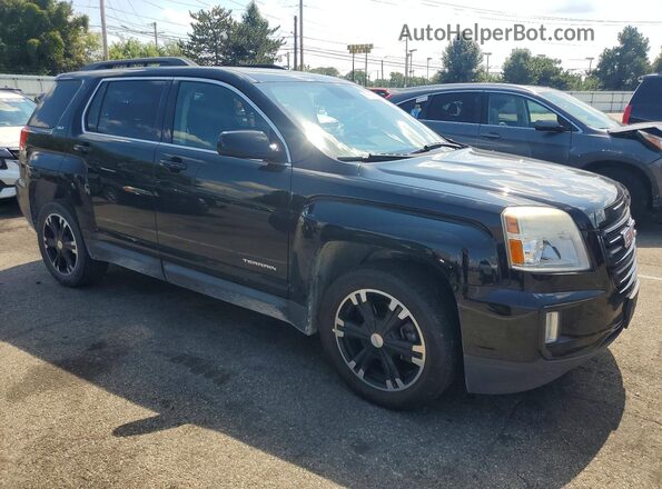 2GKALPEK8H6279381 2017 GMC TERRAIN Черный Передняя правая четверть
