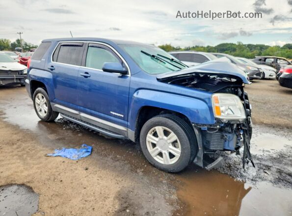 2GKFLSEK2G6238137 2016 GMC TERRAIN Blue წინა მარჯვენა