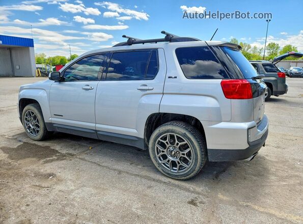 2GKFLTE33H6153310 2017 GMC TERRAIN Silver Задня ліва чверть