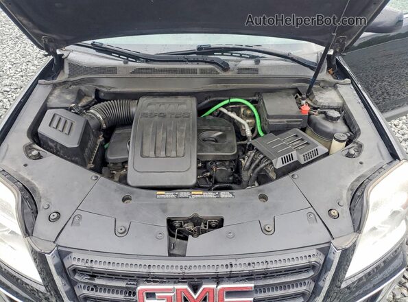 2GKFLTEK2H6242888 2017 GMC TERRAIN Black Vista del compartimento del motor
