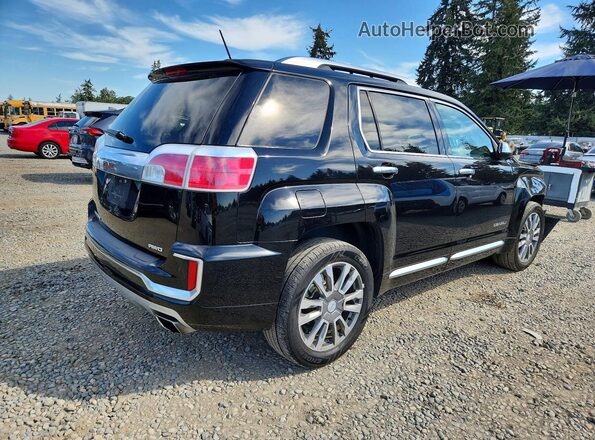 2GKFLVE36H6146833 2017 GMC TERRAIN Black უკანა მარჯვენა