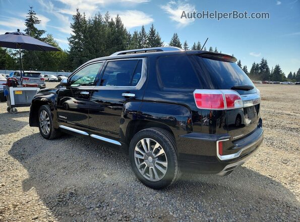 2GKFLVE36H6146833 2017 GMC TERRAIN Black უკანა მარცხენა