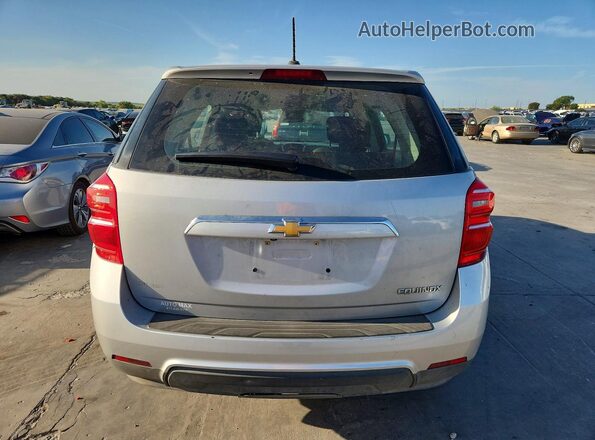 2GNALBEK1G6252172 2016 CHEVROLET EQUINOX Silver Հետևի տեսք