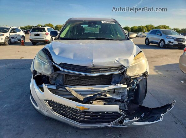 2GNALBEK1G6252172 2016 CHEVROLET EQUINOX Silver Դիմացի տեսք