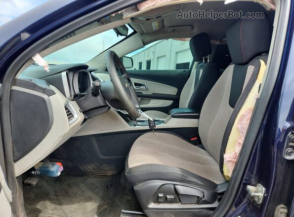 2GNALBEK2H1503599 2017 CHEVROLET EQUINOX Синий Вид салона спереди