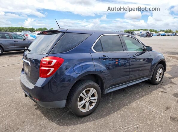 2GNALBEK2H1503599 2017 CHEVROLET EQUINOX Синий Задняя правая четверть