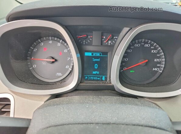 2GNALBEK2H1503599 2017 CHEVROLET EQUINOX Синий Вид щитка приборов